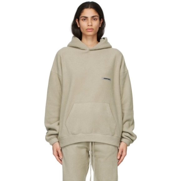 Fear of God Tops - Essentials Polar Fleece Hoodie size XS oversized in EUC